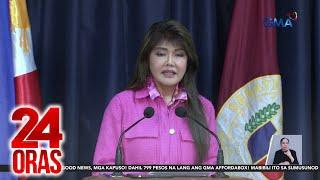 Sen. Imee Marcos, umalis sa admin slate; sasama sa kampanya nila kung imbitado ni PBBM | 24 Oras