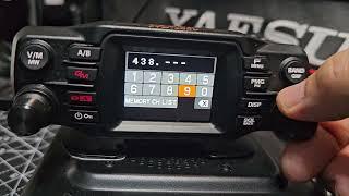 Yaesu FTM200  - Select Frequency , No Microphone !