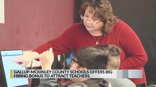 Gallup-Mckinley County Schools offers big hiring bonus to attract teachers