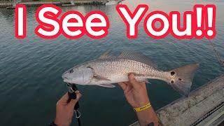 Site Fishing Red Fish at Topsail Beach, N.C