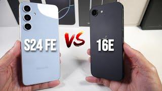 iPhone 16e VS Samsung Galaxy S24 FE (Camera Comparison, PUBG & Display & Speed)