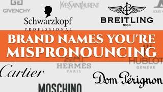 52 Luxury Car, Watch & Fashion Brand Names You're Mispronouncing - German, French, Italian...