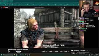 Elajjaz Reacts to Skyrim Intro But It's Brainrot (Gen Alpha Slang) + Heimskr's Speech (with chat)