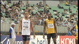 Men's 200m semi-finals - Osaka 2007 - 50 fps