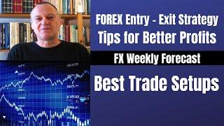 Forex Best Entry Exit Strategy for Better Profits: Best Trades Now Weekly FX Forecast