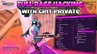 RAGE HACKING on MY OG ACCOUNT using THE BEST PRIVATE FORTNITE CHEAT  (BEST SOFTAIM)