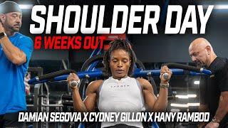 Shoulder Day with 7X Olympia Figure Champ Cydney Gillon, Damian Segovia & Hany Rambod