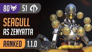 [Rating:80] LG Seagull as Zenyatta reach 51 Elims on Ilios Control / Overwatch Ranked Gameplay