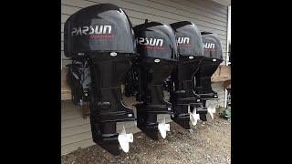Parsun 60 HP Outboard Motor on 1992 Sea Nymph Boat