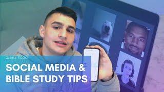 Social Media & Bible Study (4 Tips) | Gleoté VLOG