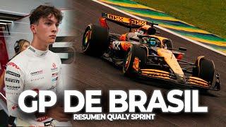 MCLAREN COMANDA en INTERLAGOS y BEARMAN REGRESA | QUALY SPRINT GP de BRASIL - F1 2024