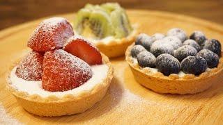 免焗 鮮果芝士撻 No bake Cream cheese Fruit Tart