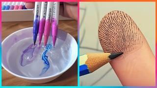 Easy Art TIPS & HACKS That Work Extremely Well ▶ 13