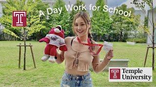 Temple University Japan Student Worker for Summer Pre-College | Study in Japan|A Day Work for School