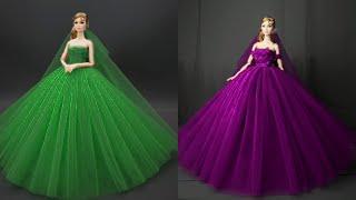 Barbie Doll Makeover Transformation DIY Miniature Ideas for Barbie,Disney Princess, Dress and More!