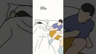 Animation of couple fart prank 01:Good night