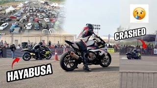 Hayabusa ka High Speed Crash Hogaya.. Drag race karte waqt 