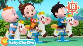 Playground Song | Outdoor Play and Learning | Song Compilation | Baby ChaCha Nursery Rhymes