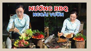 Trời Se Lạnh, Út Làm Bếp Nướng BBQ Ngoài Vườn | Út Về Vườn