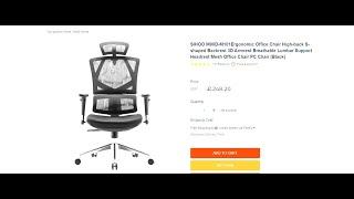 SIHOO - M90D - M101 Chair review / thoughts