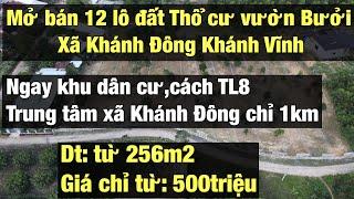 Mở bán 12 lô đất Thổ cư Khánh Đông Khánh Vĩnh| Đất vườn Bưởi Khánh Vĩnh| Nhà đất Nha Trang