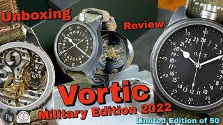 Unboxing : Vortic MILITARY EDITION 2022 — Hamilton GCT Pocket Watch Conversion — Limited 50 Pieces