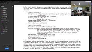 Procurement Livestream for DPWH Tacloban City DEO on May 30, 2025