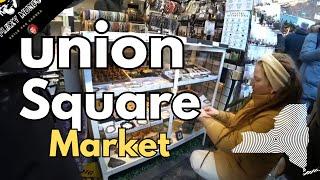 [4K] NYC14 street Union Square holiday Market Walkingtour