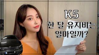 KIA K5 한 달 유지비는 얼마일까? 보험료, 세금, 유류비 다 알려드릴게요! by.규민