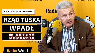 Prof. Henry Domański: Platforma już nie wygra wyborów. Sondaże pokazują kryzys koalicji rządzącej