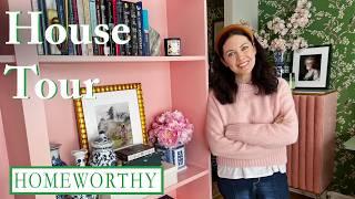 HOUSE TOUR | Colorful 480 sq ft Washington, DC Apartment with Rental-Friendly DIYs