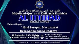 LIVE-Majelis Al Qur'an & Dzikrudz Dzakirin AL-ITTIHAD | SELASA KLIWON | Wringinanom | GresikSelatan