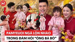 Pam Yêu Ơi ngã lộn nhào trong đám hỏi “ông bà bô”, Hải Long và Salim bận hạnh phúc đành ngó lơ