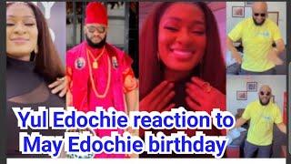 Yul Edochie hilarious reactions to  May's Birthday and their daughter's shady post.