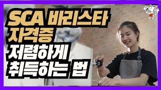 SCA 바리스타 자격증 저렴하게 따세요 | SCA 바리스타 자격증 비용개편 | 바리스타 자격증 | SCA 자격증