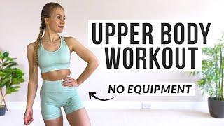 Upper Body Workout (No Equipment - Beginner Friendly)