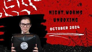 Night Worms Book Box October 2024 Unboxing | Violet Prynne