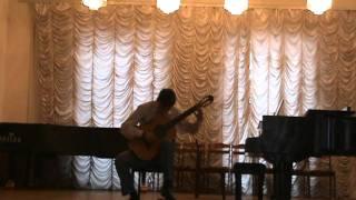 17 years old Sasha Kolpakov Junior. Guitar. Russian romance "Don't forget"