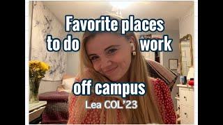 Favorite Places to Work Off-Campus | Georgetown Stories