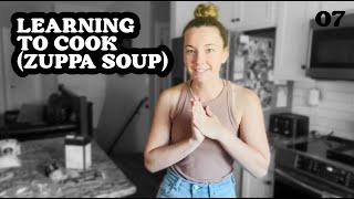 Learning To Cook Series - Zuppa Toscano Soup - cooking vlog - Italian Cooking - 07