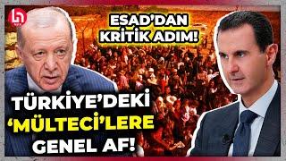 Esad yurtdışına kaçan 'Suriyeliler' için genel af çıkardı! Türkiye'deki mülteci sorunu çözülecek mi?