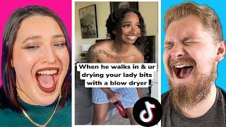 Reacting to my Fiancés MOST LIKED TikToks PART 5!!!