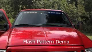 Dual Color SV T3 Interior LED Warning Light bar - CPS Authority