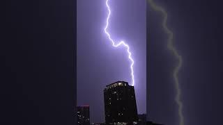 Lightning strike over Phoenix