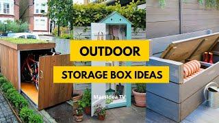 60+ Amazing Outdoor Storage Box Ideas to Organize Your Backyard