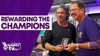 Shah Rukh Khan Joins the KKR Dressing Room Awards after Final | #KnightsTV | TATA IPL 2024