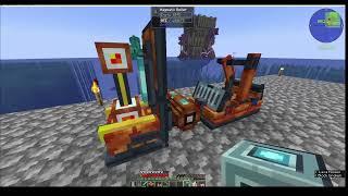 OceanBlock 2 - eps 15  -  oritech - foundry work - steam power - boiler - nether again ...