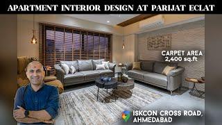 #Apartment #Interior #Design At Parijat Eclat, #Ahmedabad | Trending Apartment Interiors 2023