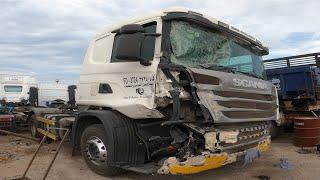 Scania Truck Cabin Dangerous Accident Repairing and Restoration || truck World 1 ||