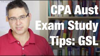 Study tips for your CPA Exam: GSL